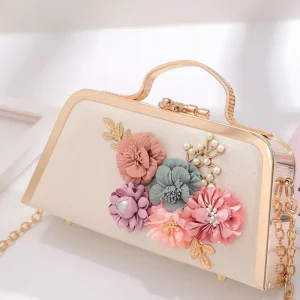 Sac Chaîne Carré à Fleurs, Polyvalent