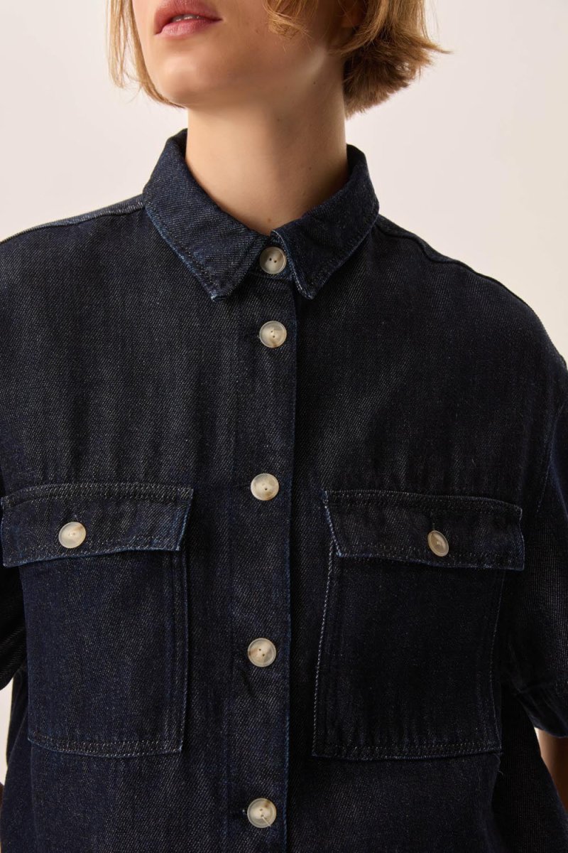 Blouse Loice Deep Blue – Image 5