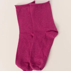 Chaussettes Lurex Winnie Fuchsia