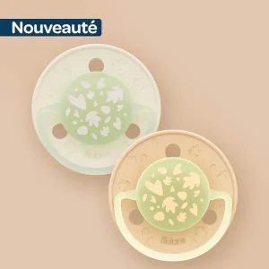 Lot de 2 sucettes nuit rondes