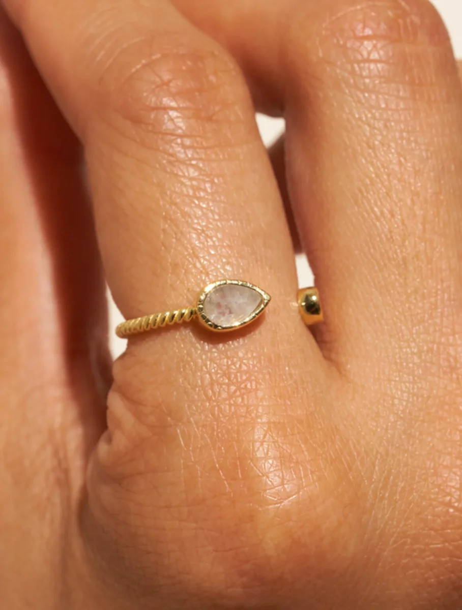 Bague Bali - Pierre de Lune – Image 3
