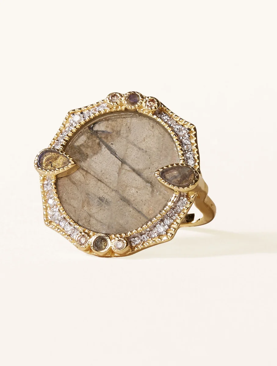 Bague Janih - Labradorite