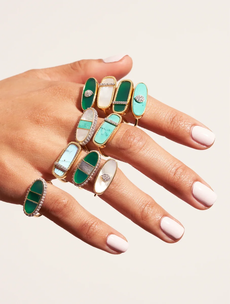 Bague Izy 2 - Onyx Vert – Image 5