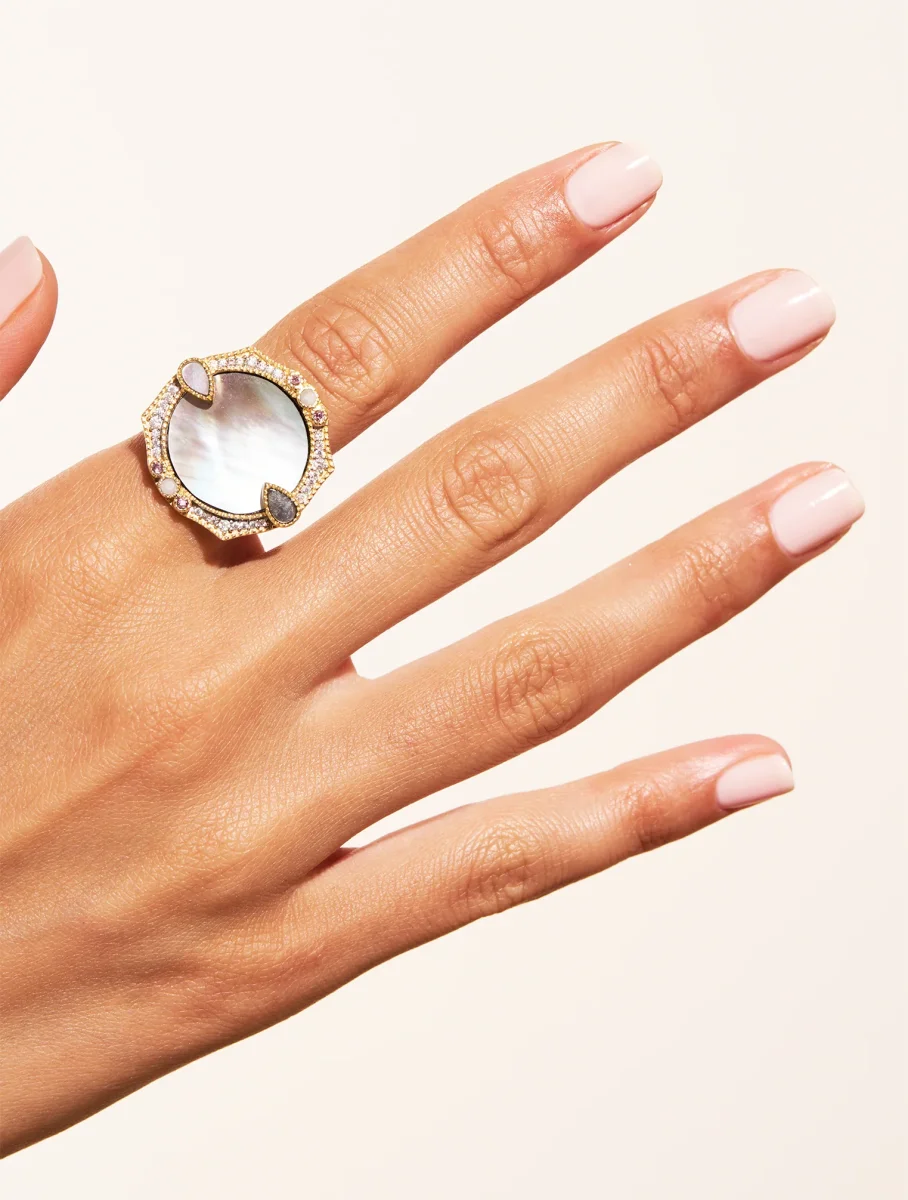 Bague Janih - Nacre Grise – Image 4