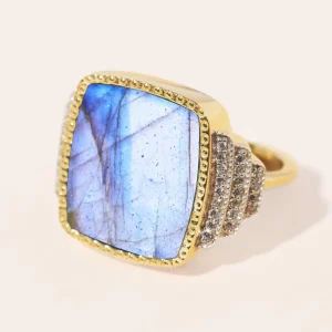 Bague Kara - Labradorite