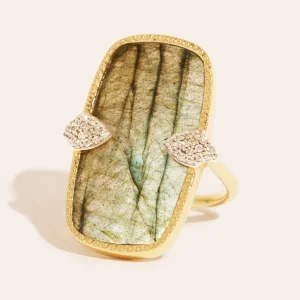 Bague Sangha - Labradorite