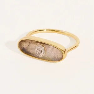 Bague Izy 2 - Labradorite