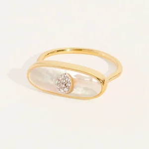 Bague Izy 2 - Nacre