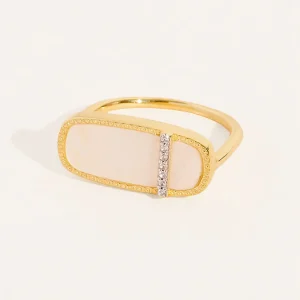 Bague Izy 3 - Nacre