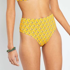Bas de maillot de bain jaune