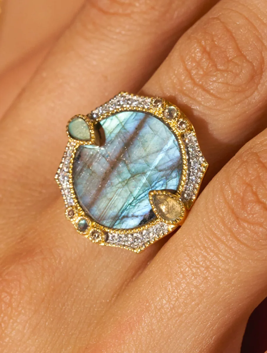 Bague Janih - Labradorite – Image 4