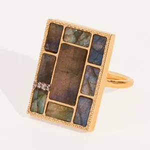 Bague Mara - Labradorite