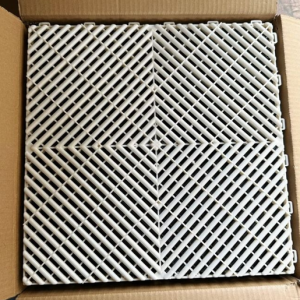 Dalles Polypropylène Clipsables 40×40 – Coloris Blanc
