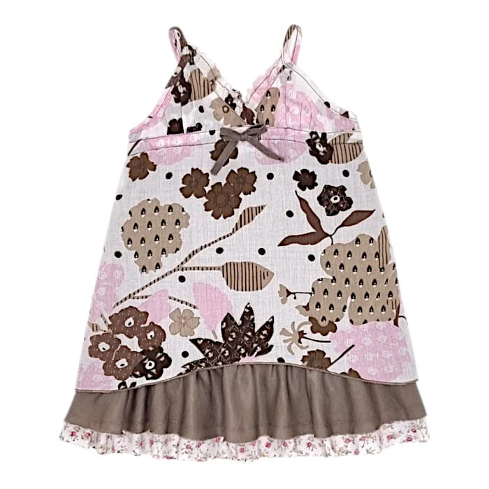 Robe bébé fille à bretelles - Multicolore