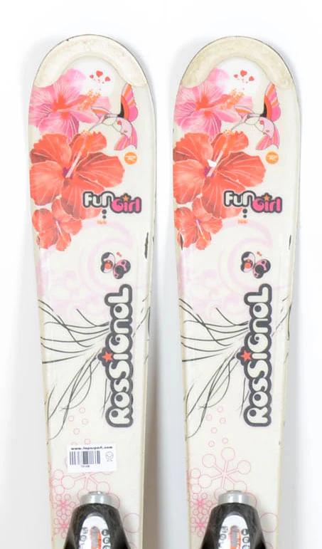 Rossignol FUN GIRL Flower - Skis d'occasion Junior – Image 2