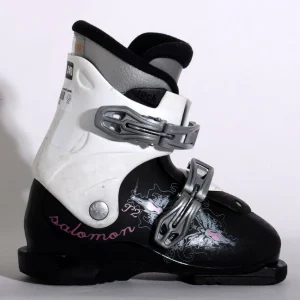 Salomon PERFORMA T2 GIRL B&W - chaussures de ski d'occasion