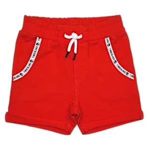 Short de sport bébé garçon à poches - Orange