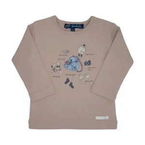 T-shirt bébé garçon en jersey de coton - Beige