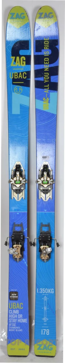 ZAG UBAC + FIX DYNAFIT - skis d'occasion – Image 3